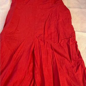Elegant Red Women's Skirt